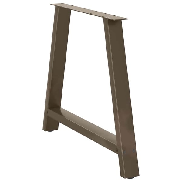 vidaXL Spisebordben A-formet 2 stk 90 x (72-73) cm stål