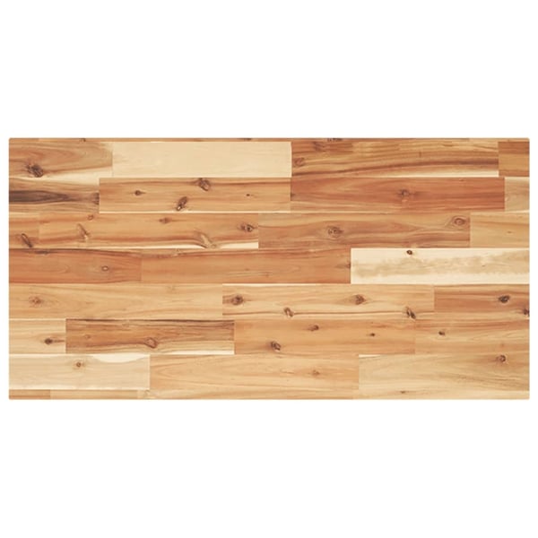 vidaXL Flytende hyller 2 stk 80x40x2 cm oljebehandlet heltre akasie