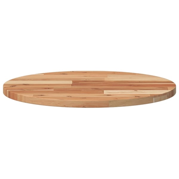 vidaXL Bordplate rund Ø50x2 cm heltre akasie