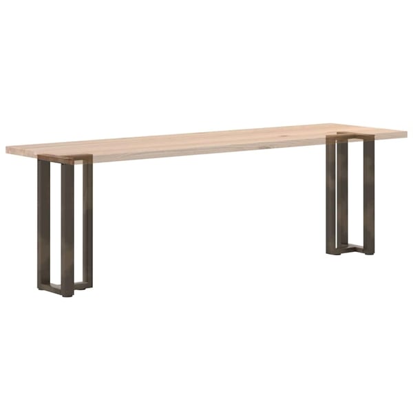 vidaXL Konsollbordben T-formet 2 stk svart 25x28x(72-73) cm stål