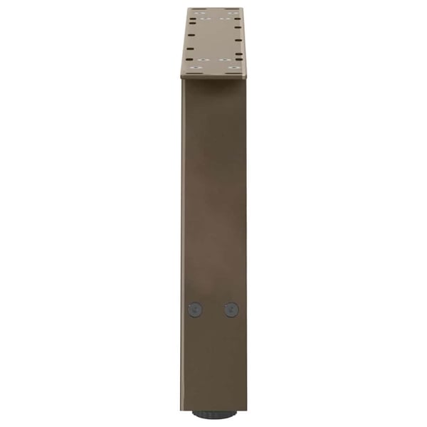 vidaXL Salongbordben A-formet 2 stk 70 x (30-31) cm stål