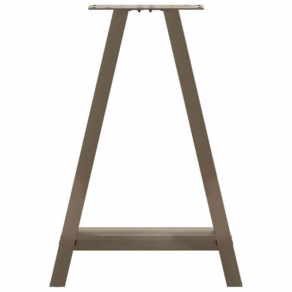 vidaXL Spisebordben A-formet 2 stk 50x(72-73) cm stål