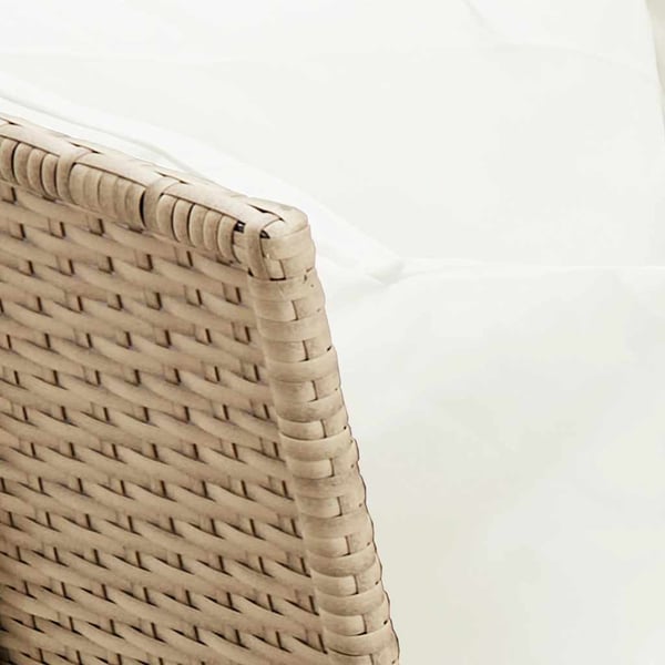 vidaXL sofasæt til haven 3 dele med hynder polyrattan beige