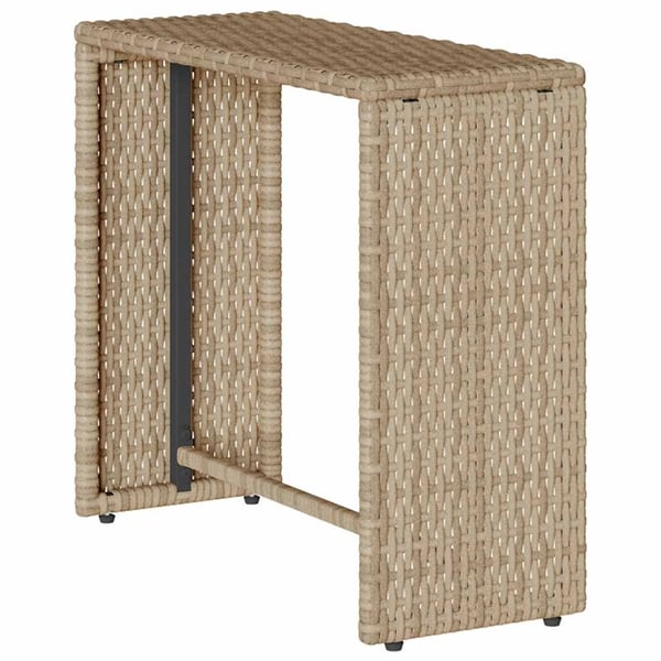 vidaXL sofasæt til haven 5 dele med hynder stabelbar polyrattan beige