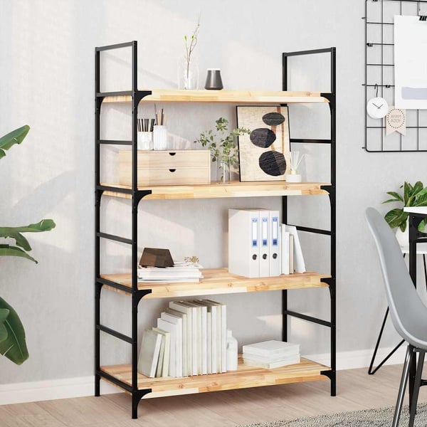 vidaXL Flytende hyller 3 stk 80x40x4 cm ubehandlet heltre akasie