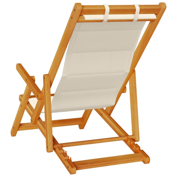 vidaXL Vikbara Strandstolar Set om 2 Taupe