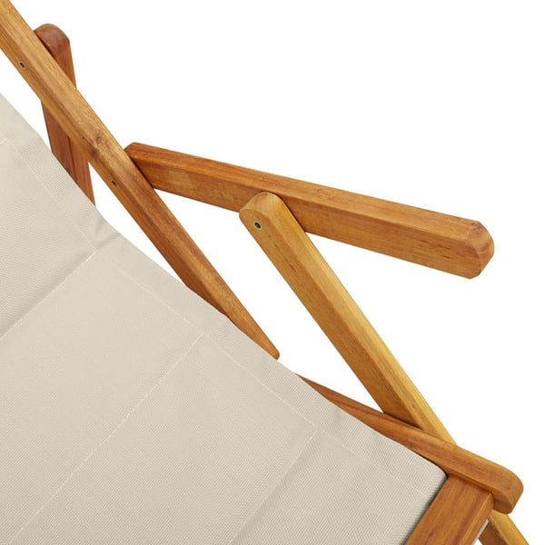 vidaXL Vikbara Strandstolar Set om 2 Taupe