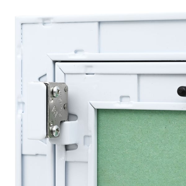 vidaXL Access Panel Vihreä ja hopea 35 x 45 cm Alumiini ja kipsilevy