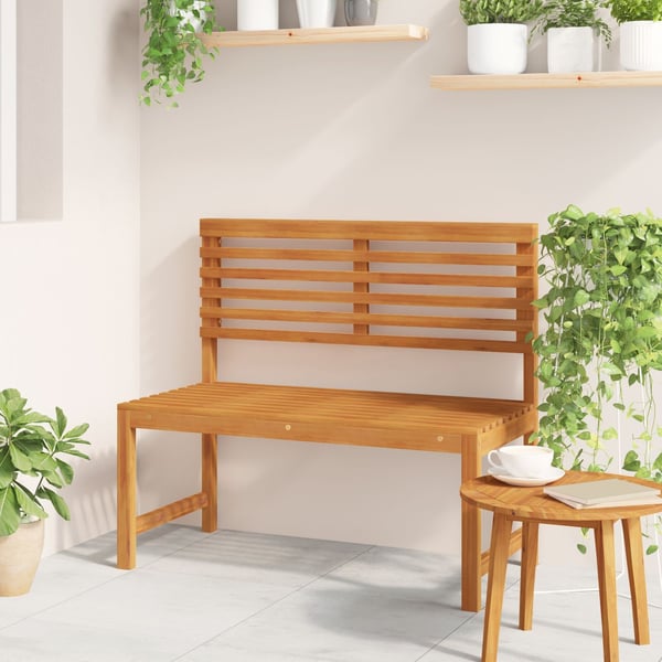 vidaXL Hage Stol Brun 100 x 50 x 91cm Massivt akasietre