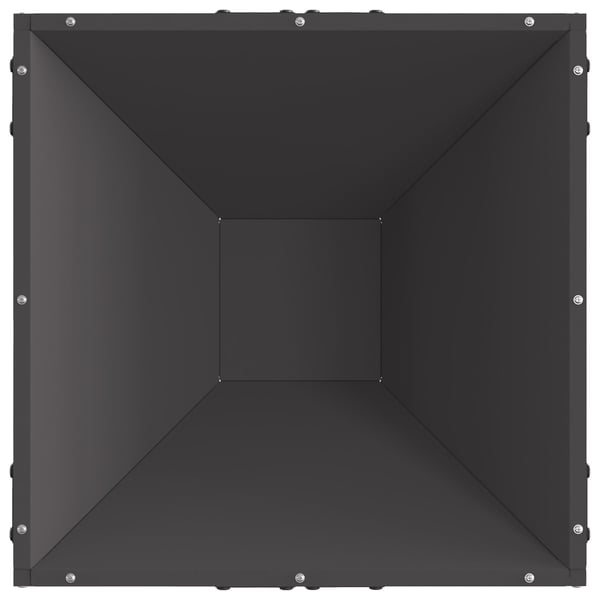 vidaXL Tulisija Musta 50 x 50 x 35 cm Teräs