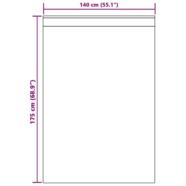 vidaXL Blendingsgardiner 2 pcs Mørkeblå 140 x 175 cm Fløyel