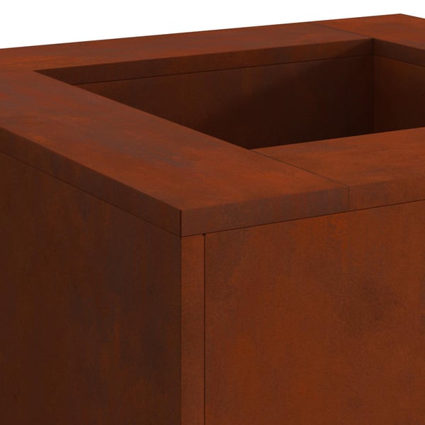 vidaXL Bålplass Brun 80 x 80 x 40 cm Cortenstål
