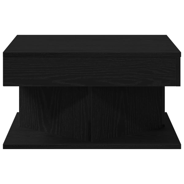 vidaXL Kaffebord Svart Eik 57 x 57 x 30 cm Konstruert tre