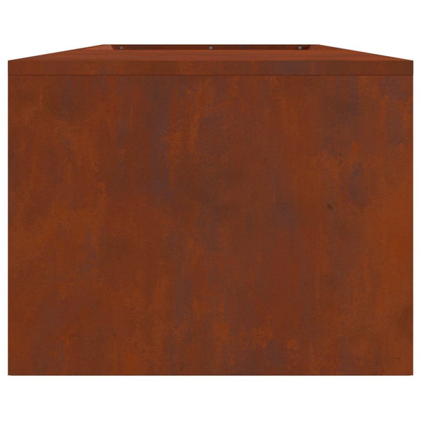 vidaXL Bålplass Brun 160 x 45 x 35 cm Stål