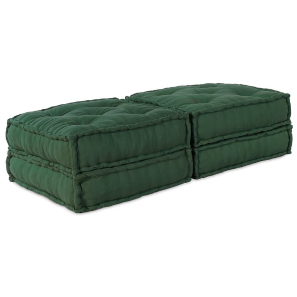 vidaXL Pude 2 pcs Grøn 70 x 70 x 36 cm Polyester