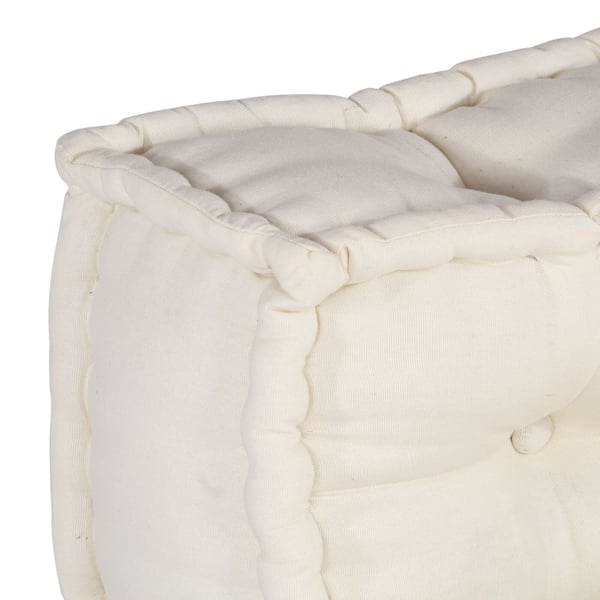 vidaXL Modulær patchwork sofa 2 pcs Creme 140 x 70 x 56 cm Stof