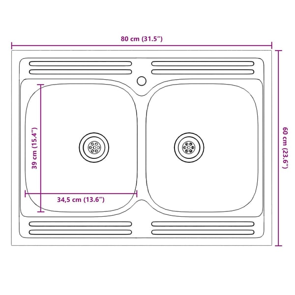vidaXL Vaskeskap med lagring Lucca 2 pcs Betonggrå Konstruert tre