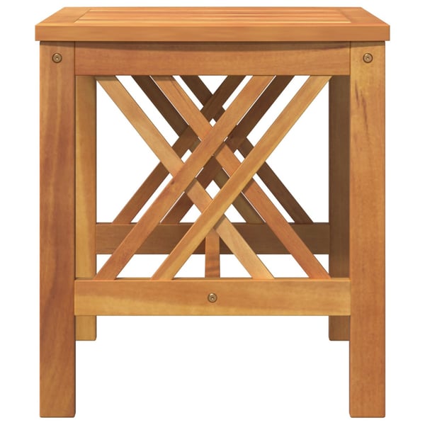 vidaXL Sidebord Brun Massivt akacietræ