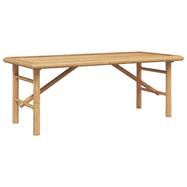 vidaXL Sohvapöytä Ruskea 110 x 50 x 43 cm Bambu