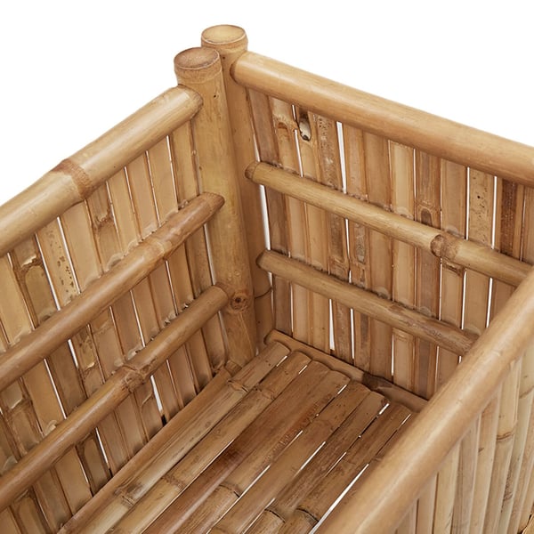 vidaXL Hevet bed Brun 90 x 35 x 70 cm Bambus
