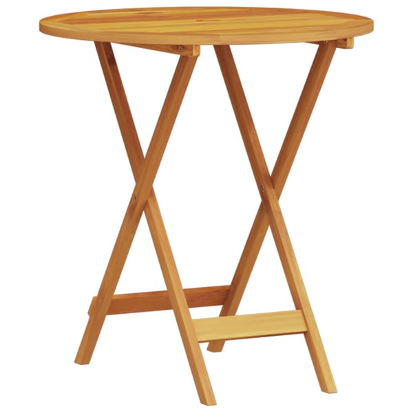 vidaXL Sammenleggbart Bistrosett Folding 3 pcs Brun heltre akasie