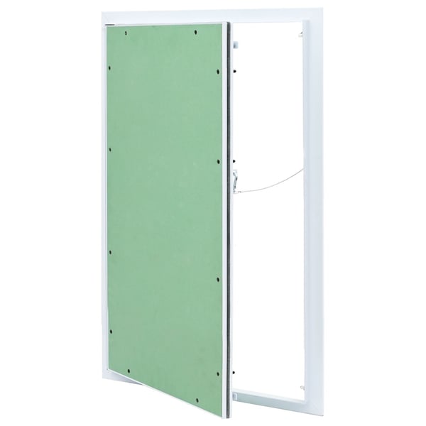 vidaXL Åtkomstpanel Grön, Silver Aluminium, Gips 750 x 550 x 12.5 mm