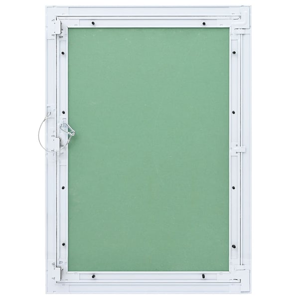 vidaXL Åtkomstpanel Grön, Silver Aluminium, Gips 750 x 550 x 12.5 mm