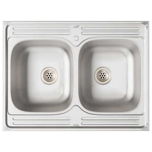 vidaXL Kjøkkenskap Lucca 2 pcs Hvit 80 x 46 x 81.5 cm Konstruert tre
