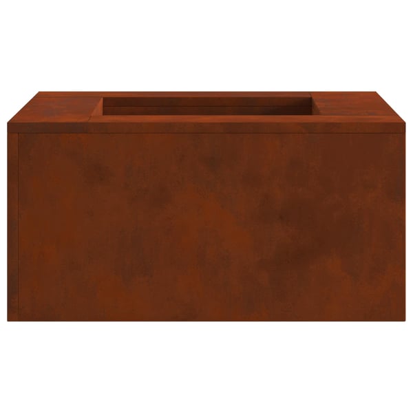 vidaXL Bålplass Brun 80 x 80 x 40 cm Cortenstål