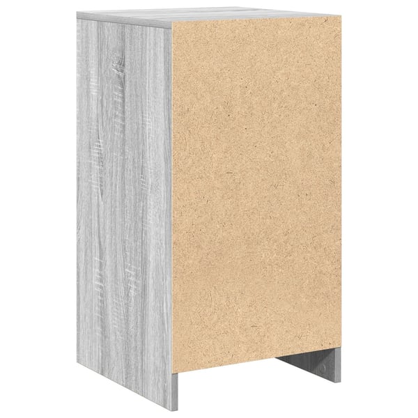 vidaXL Serviesskap Grå Sonoma 40 x 40,5 x 75 cm Konstruert tre