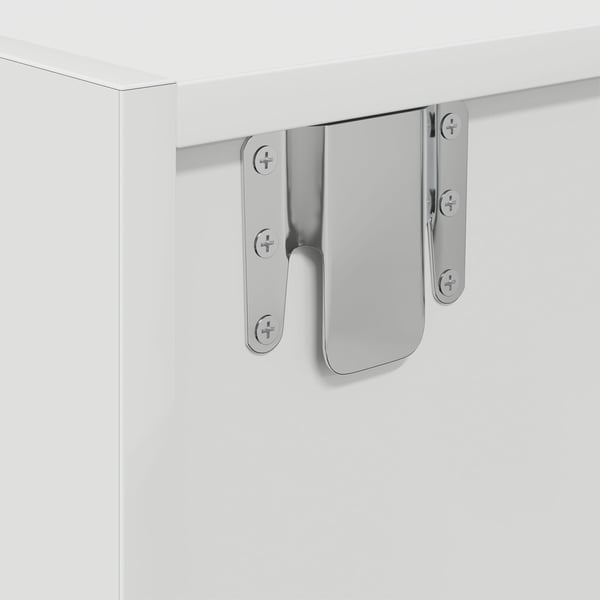 vidaXL TV-skap med skuff Hvit 100 x 31 x 25,5 cm Konstruert tre