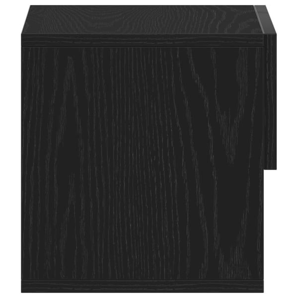 vidaXL Nattbordskap 2 pcs Svart Eik 46 x 30 x 30 cm Konstruert tre
