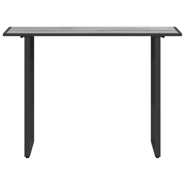 vidaXL Hagebord Grå 100 x 55 x 70 cm tre
