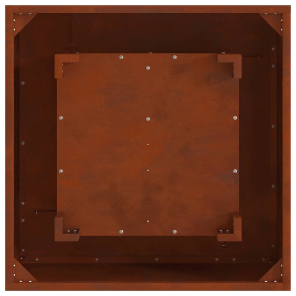 vidaXL Bålplass Brun 60 x 60 x 30 cm Cortenstål