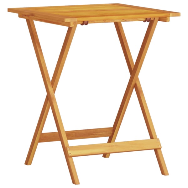vidaXL Sammenleggbart Bistrosett 3 pcs Brun heltre akasie