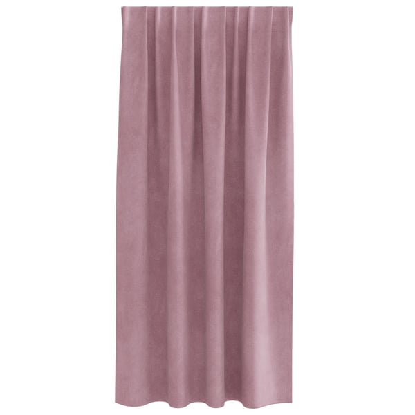 vidaXL Blendingsgardiner 2 pcs Mørk rosa 140 x 175 cm Fløyel