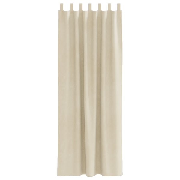 vidaXL Blendingsgardiner 2 pcs Krem 140 x 260 cm Fløyel