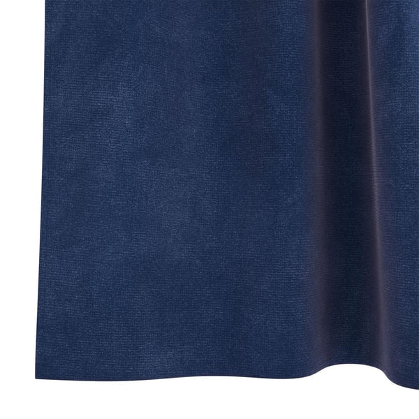 vidaXL Blendingsgardiner 2 pcs Mørkeblå 140 x 175 cm Fløyel