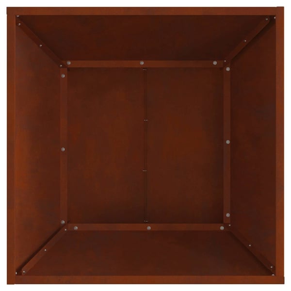vidaXL Bålplass Brun 60 x 60 x 35 cm Cortenstål