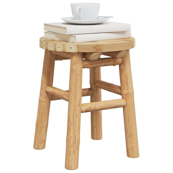 vidaXL Taburet Naturlig bambus 30 x 30 x 36 cm Bambus