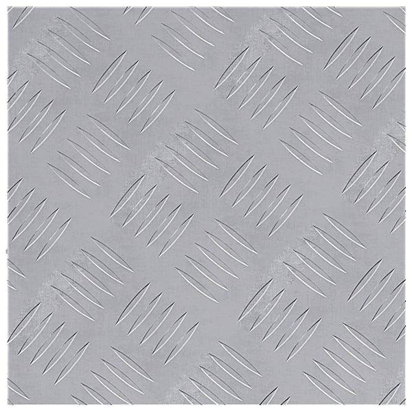 vidaXL Trinn Torget 4 pcs sølv 30 x 30 cm Aluminium