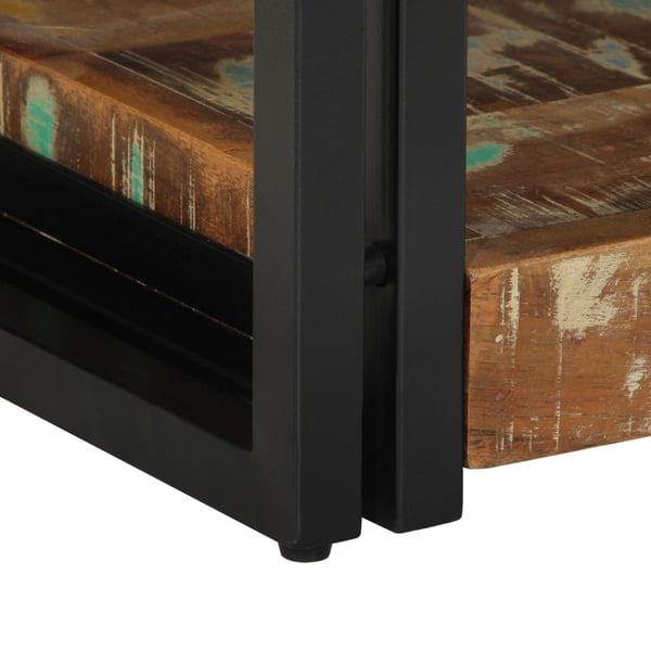 vidaXL Nattbordskap med skuff 2 pcs Flerfarget 40 x 35 x 50 cm