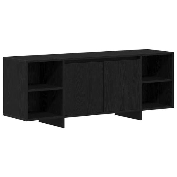 vidaXL TV-skap Svart Eik 120 x 30 x 40,5 cm Konstruert tre