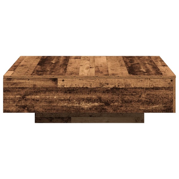 vidaXL Kaffebord Gammelt tre 100 x 100 x 31 cm Konstruert tre