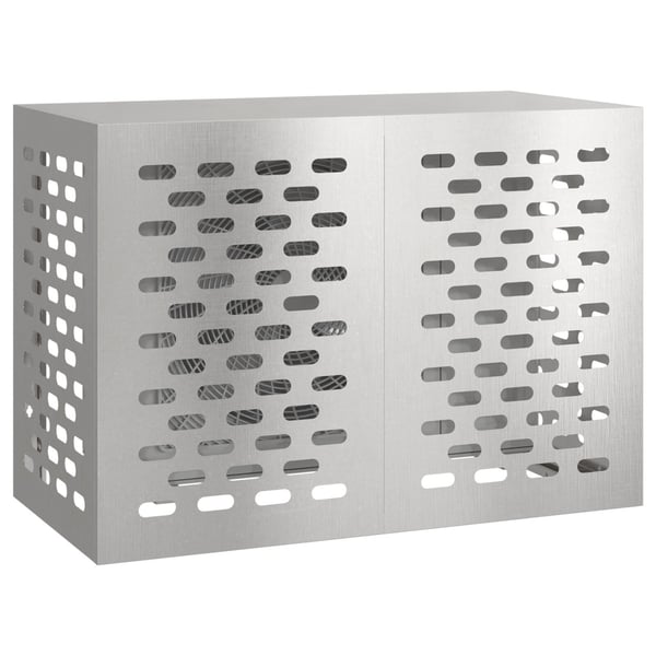 vidaXL ilmastointilaitteen suoja 100x50x70 cm ruostumaton teräs