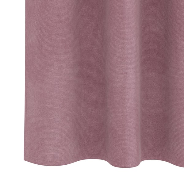 vidaXL Blendingsgardiner 2 pcs Mørk rosa 140 x 225 cm Fløyel