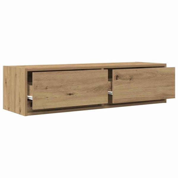 vidaXL TV-skab artisan eg 100 x 31 x 25,5 cm Konstrueret træ