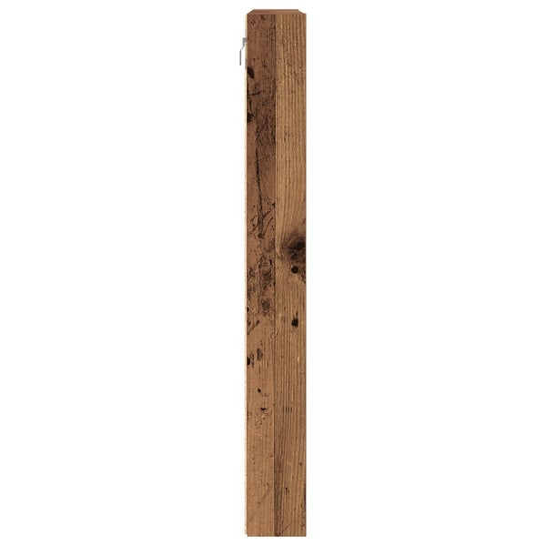 vidaXL Visningsskap Gammelt tre 100 x 8,5 x 75 cm Konstruert tre