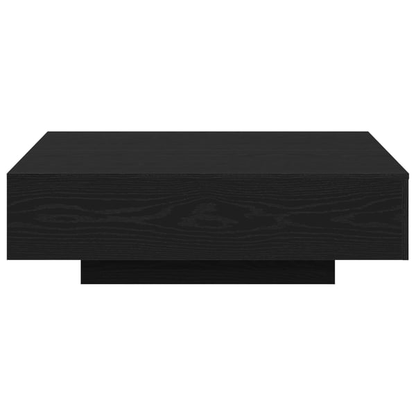 vidaXL Kaffebord Svart eik 100 x 100 x 31 cm Konstruert tre