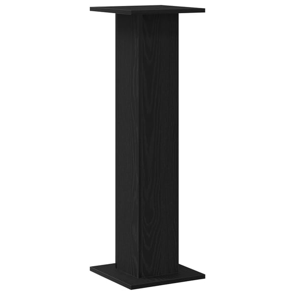 vidaXL Høyttalerstativer 2 pcs Svart Eik 30 x 30 x 95 cm